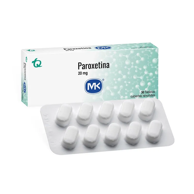 Paroxetina 20 mg 30 tabletas MK