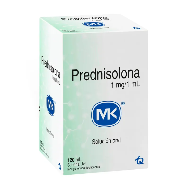 Prednisolona 1 Mg/ml jarabe Uva+dos 120 mL MK