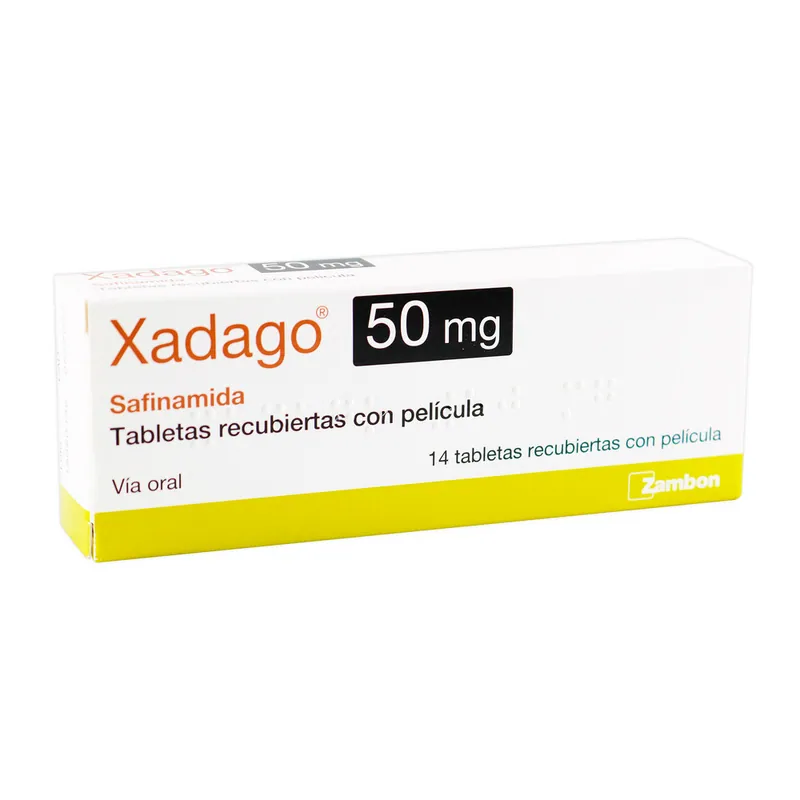 Xadago 50 mg 14 tabletas