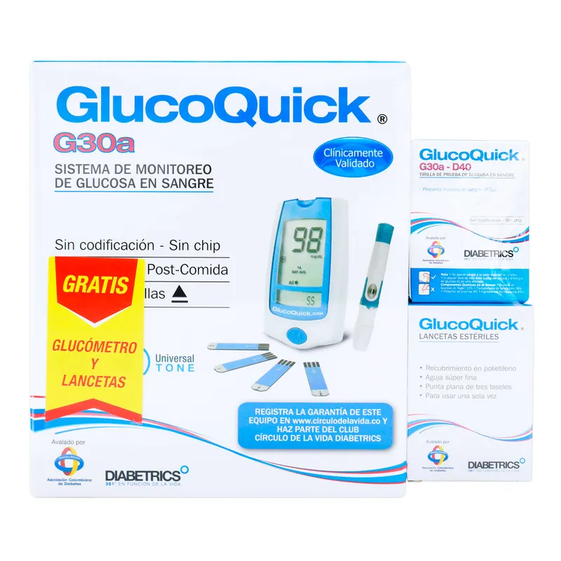 Tir Glucoquic 50u+gluc G30a+lan 50u