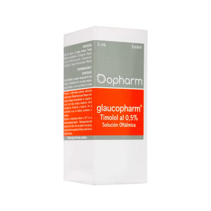 Glaucopharm 0.5 solución oftálmica 5 mL Oph