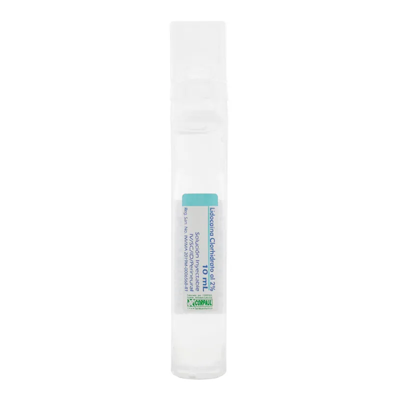 Lidocaína Clorhidrato 2% 10 mL