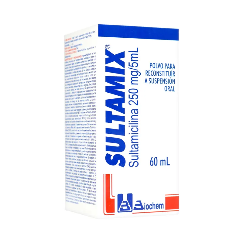 Sultamix 250 mg/5 mL suspensión 60 mL