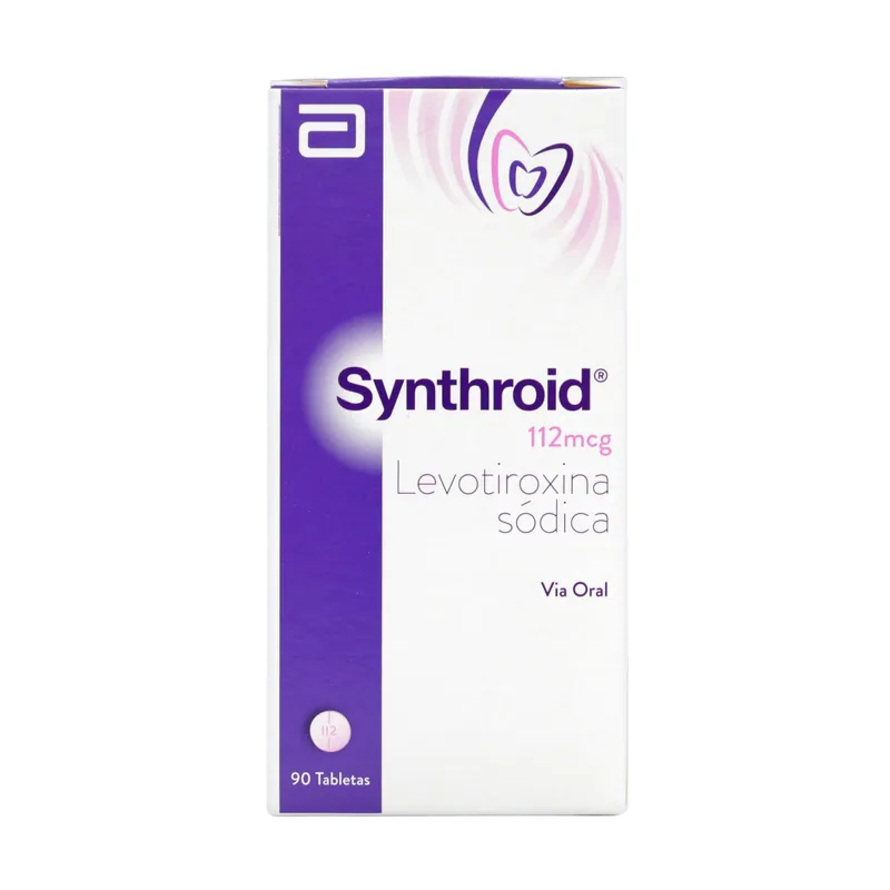 Synthroid 112 mcg 90 tabletas