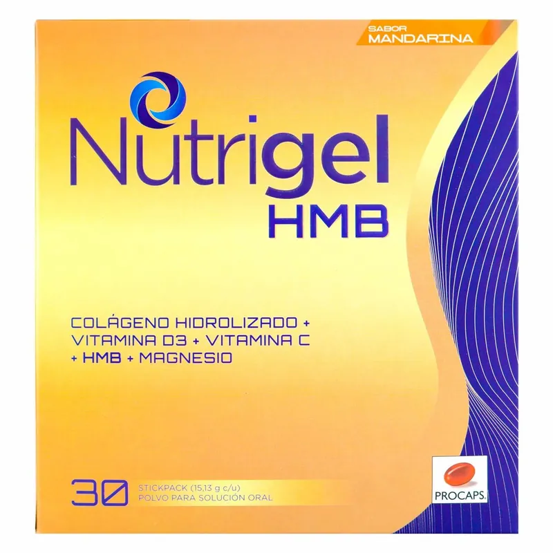 Nutrigel Hmb Mandarina 30 unidades