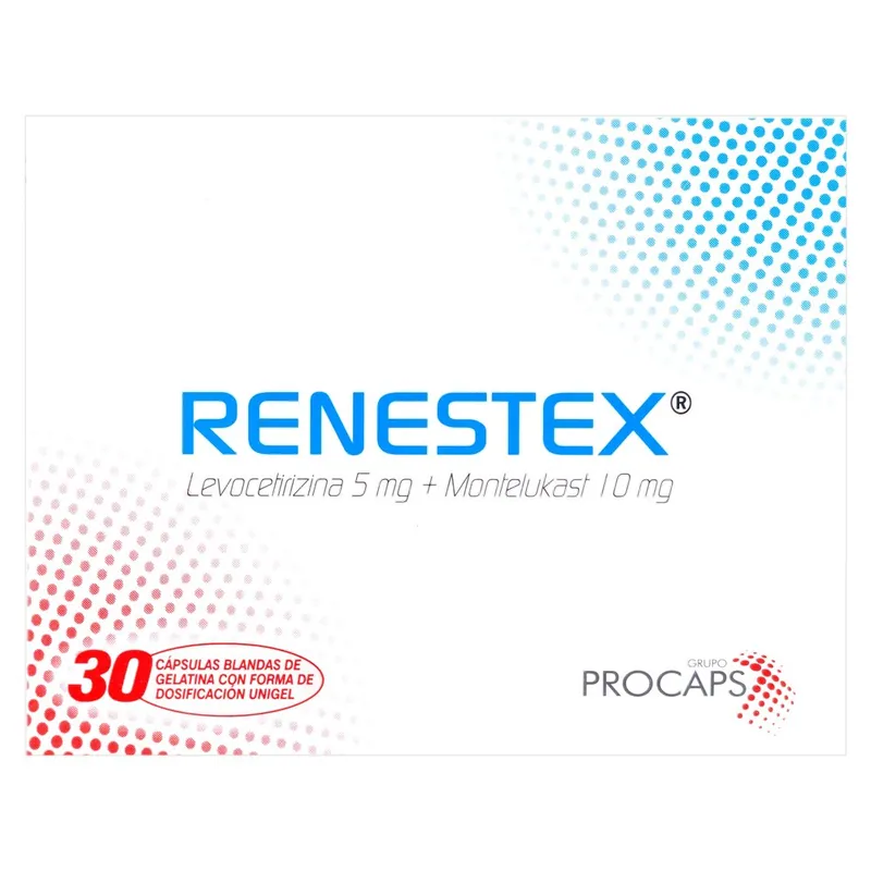 Renestex 5 mg/10 mg 30 cápsulas Blandas