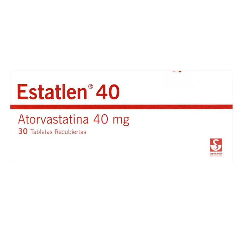 Estatlen 40 mg (atorvastatina) 30tbs recubiertas