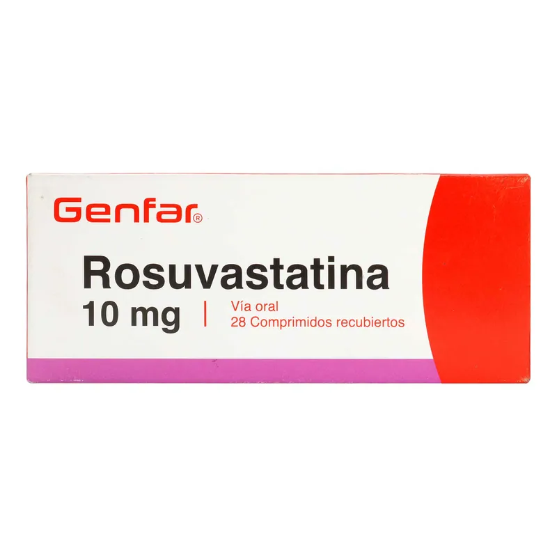 Rosuvastatina 10 mg 28 tabletas GF