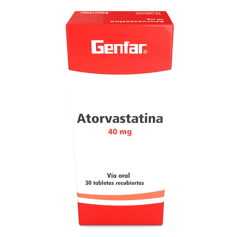 Atorvastatina 40 mg 30tabletas GF