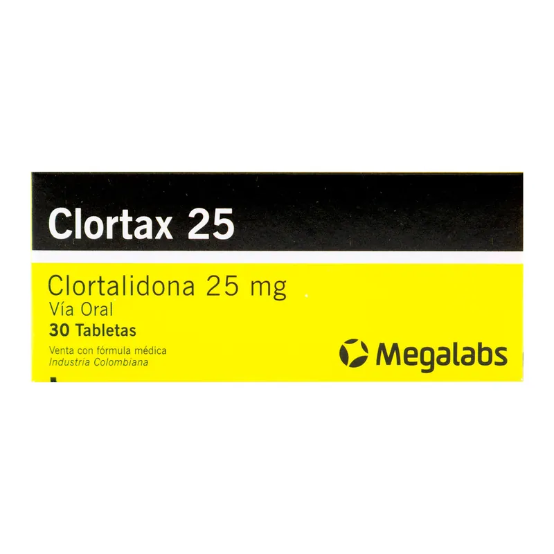 Clortax 25 mg 30 tabletas