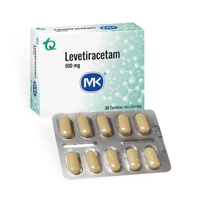 Levetiracetam 500 mg 30 tabletas MK