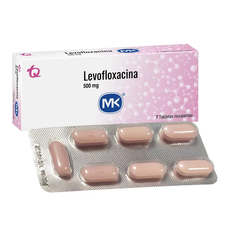 Levofloxacina 500 mg 7 tabletas MK