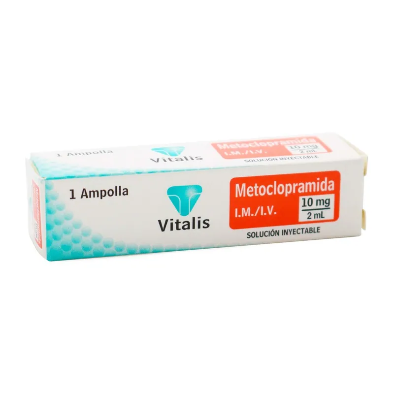 Metoclopramida 10 mg/2 mL 1 ampollas VT