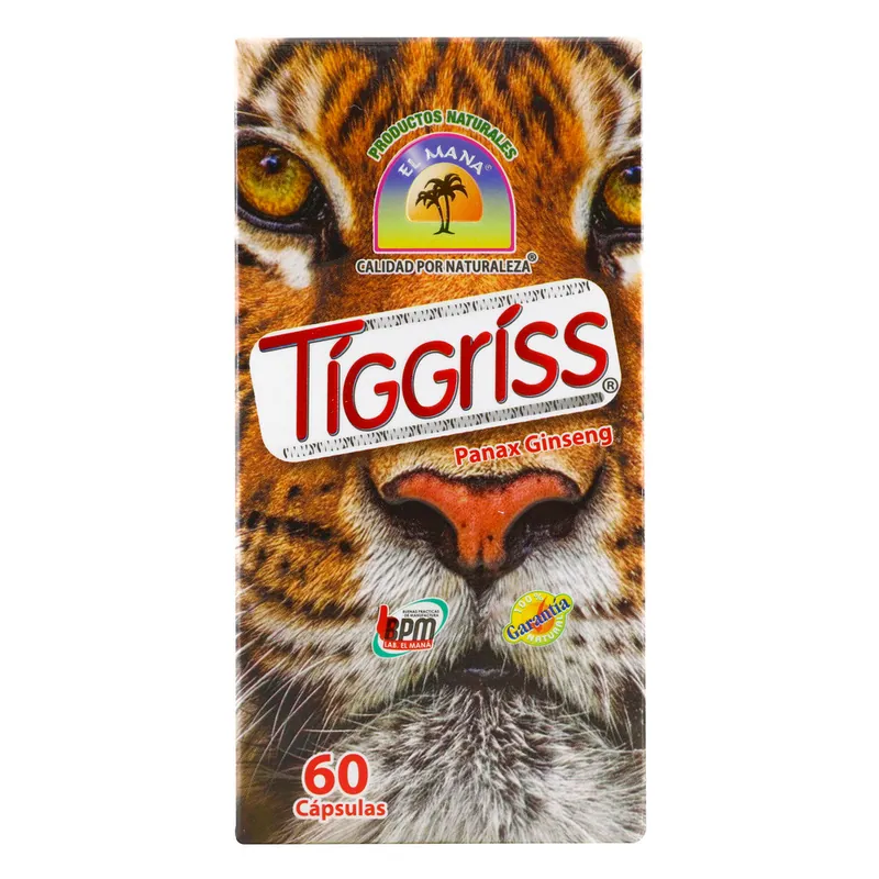 Tiggriss Panax 60 cápsulas