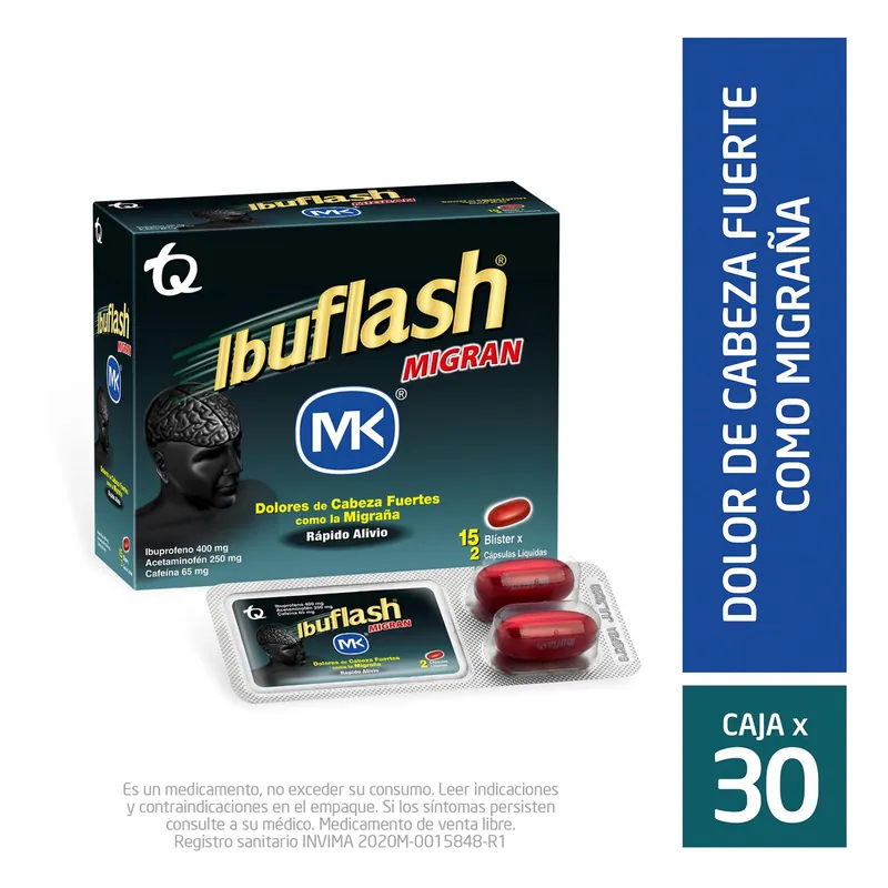 Ibuflash Migran 30 cápsulas