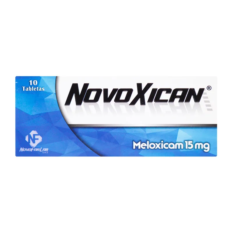 Novoxicam 15 Miligramos 10 tabletas