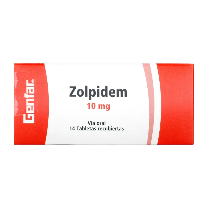 Zolpidem 10 mg 14 tabletas GF