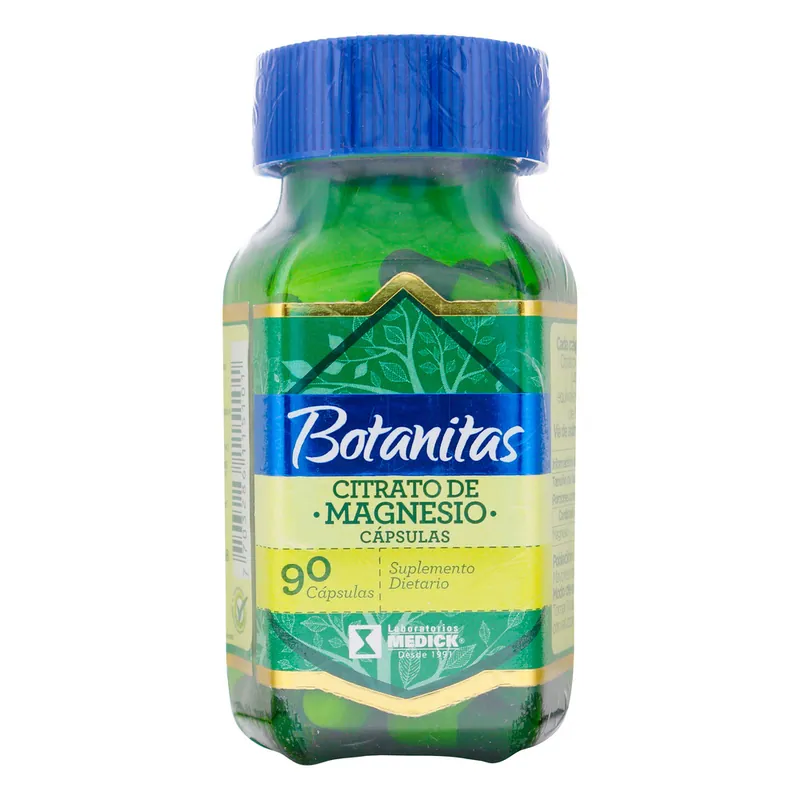 Citrato de Magnesio 90 cápsulas