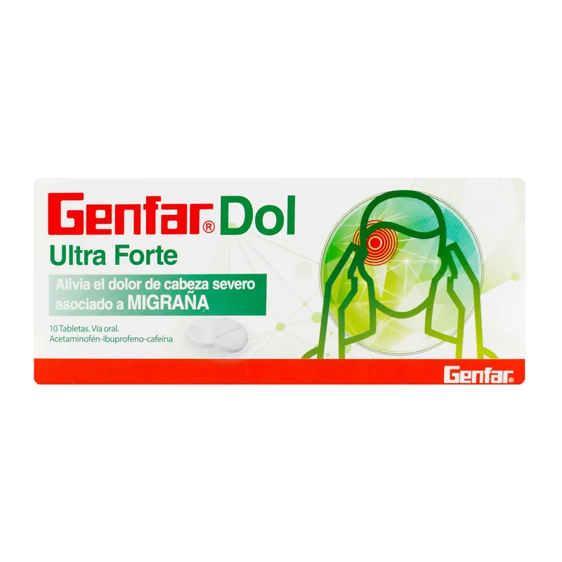 Genfar Dol Ultraforte 10 tabletas