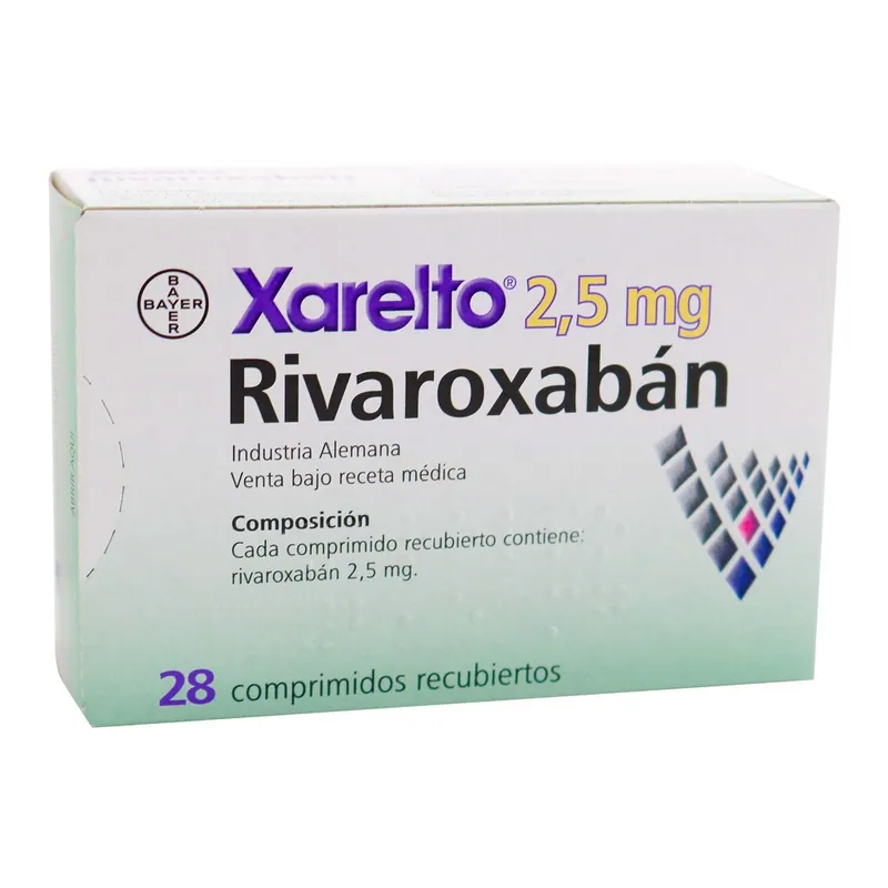 Xarelto 2.5 mg 28 comprimidos recubiertas