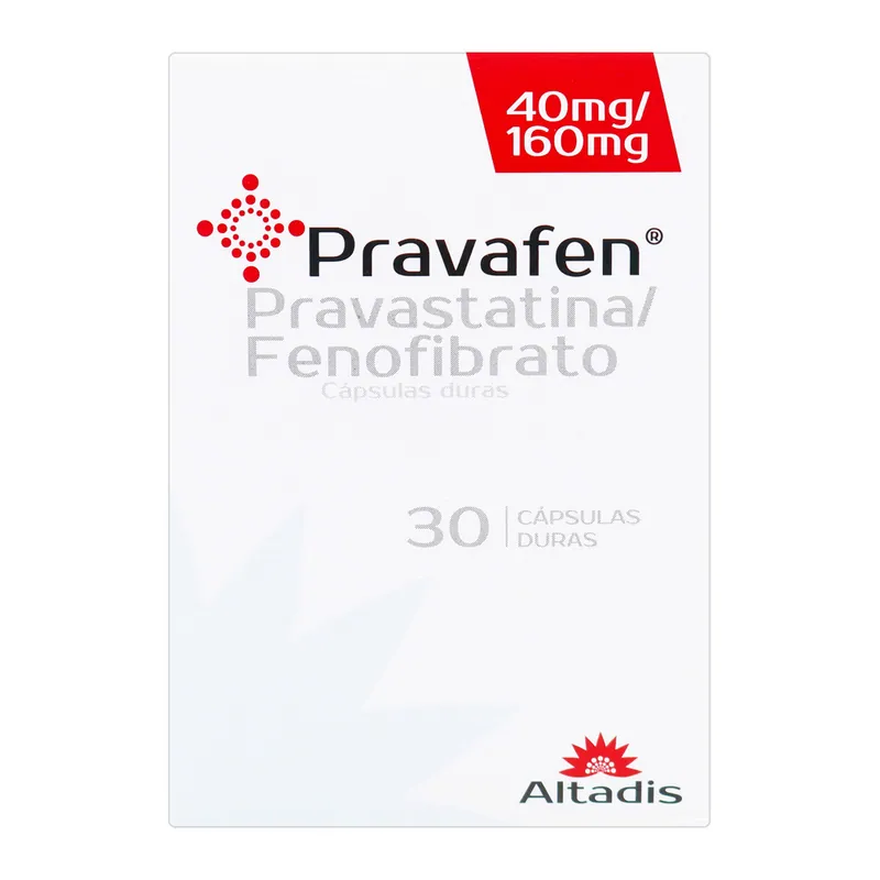 Pravafen 40/160 mg 30 cápsulas