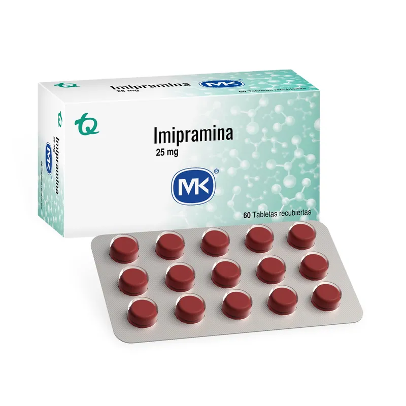 Imipramina 25 mg 60 tabletas MK