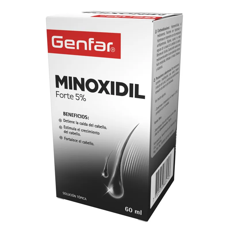 Minoxidil 5% loción 60 Mililitros GF