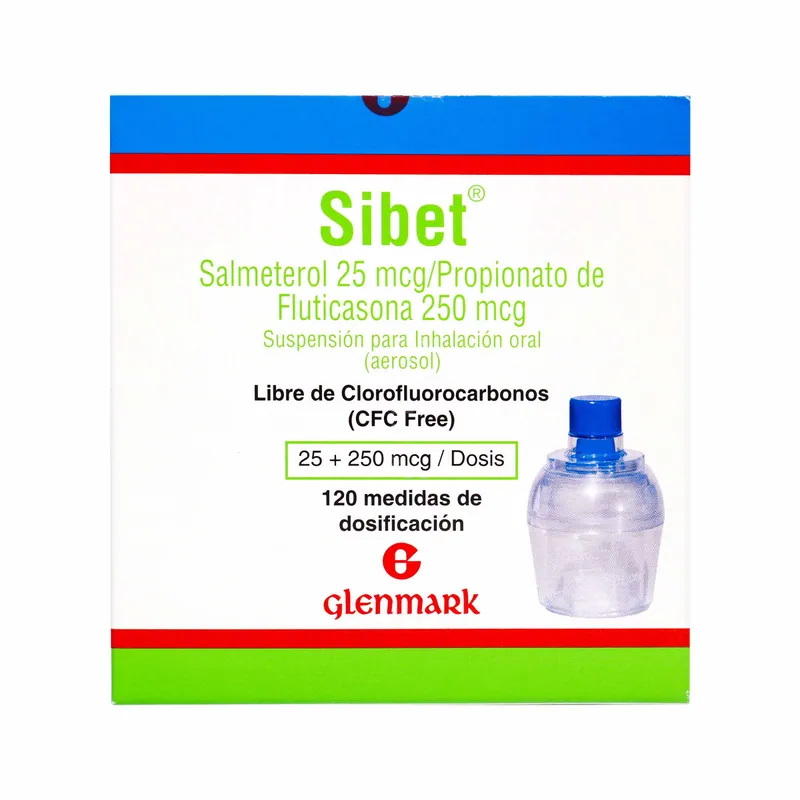 Sibet Inh 25/250 mcg 120d+inhalc