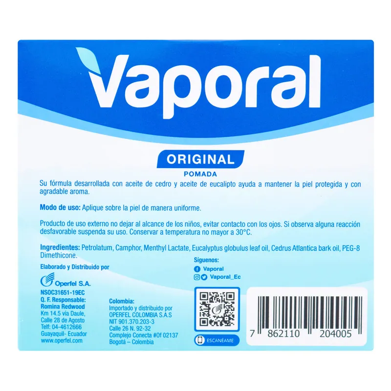 Vaporal Original Display 12un 9 g Nti