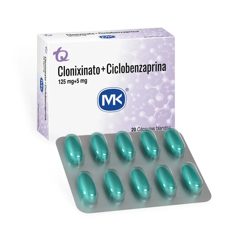 Clonixinato 125 Mg+ciclobenz 5 mg 20tbs