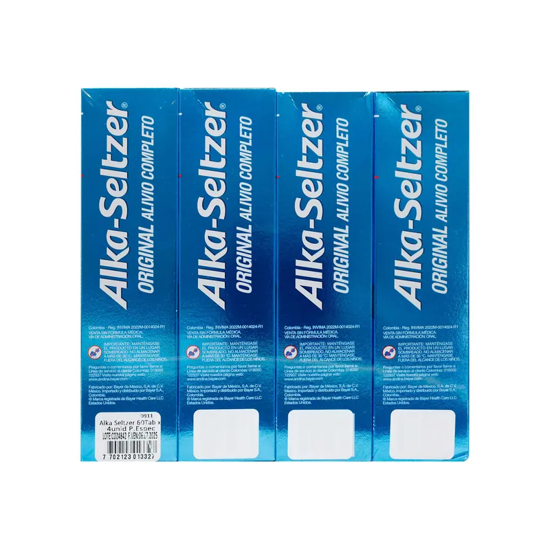 Alka Seltzer Original 60 4 Un tabletas P E