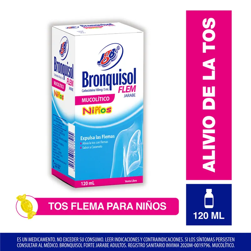Bronquisol Flem niños 120 mL