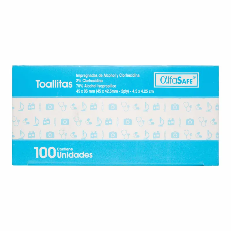 Toa Alcohol Isopropilico Clorhexid 100un