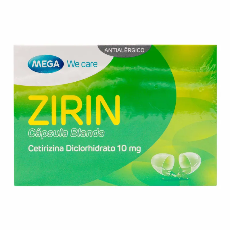 Mega We Care Zirin 50 cápsulas Blandas