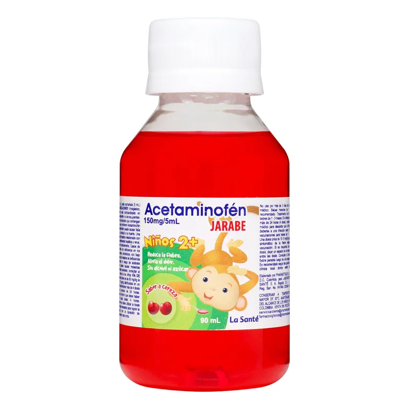 Acetaminofén 150 mg/5 mL jarabe 90 mL LS