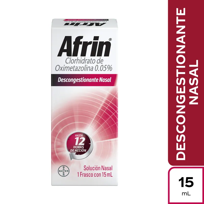 Afrin solución Nasal Ad 0.05% Spray 15 mL