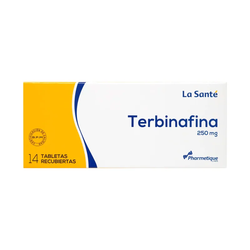 Terbinafina 250 mg 14 tabletas recubiertas LS