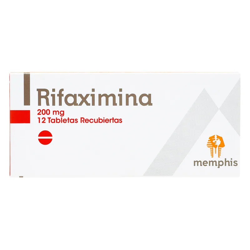 Rifaximina 200 mg 12 tabletas recubiertas MP