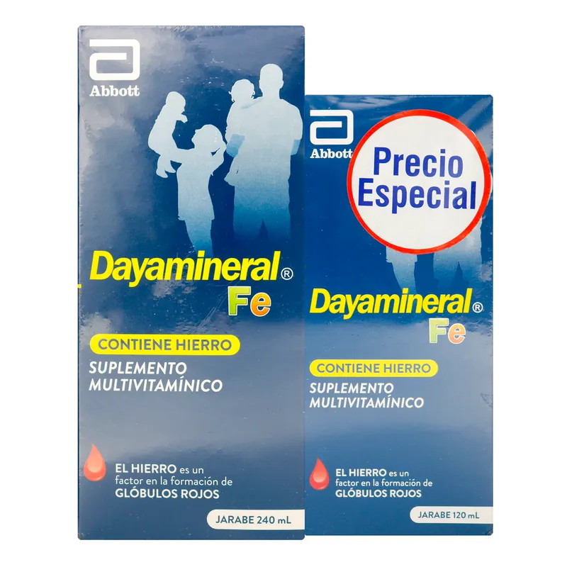 Dayamineral F E jarabe 240 Ml+120 mL