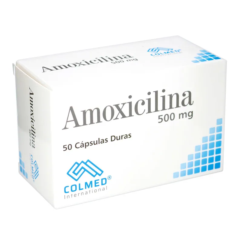 Amoxicilina 500 mg 50 cápsulas PC