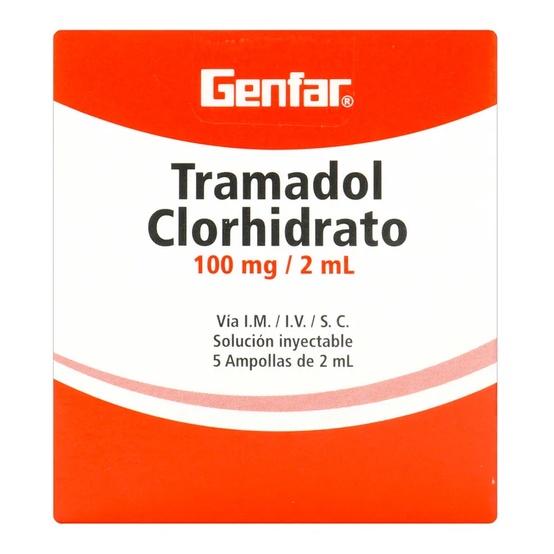 Tramadol 100 mg/2 mL 5 ampolla GF