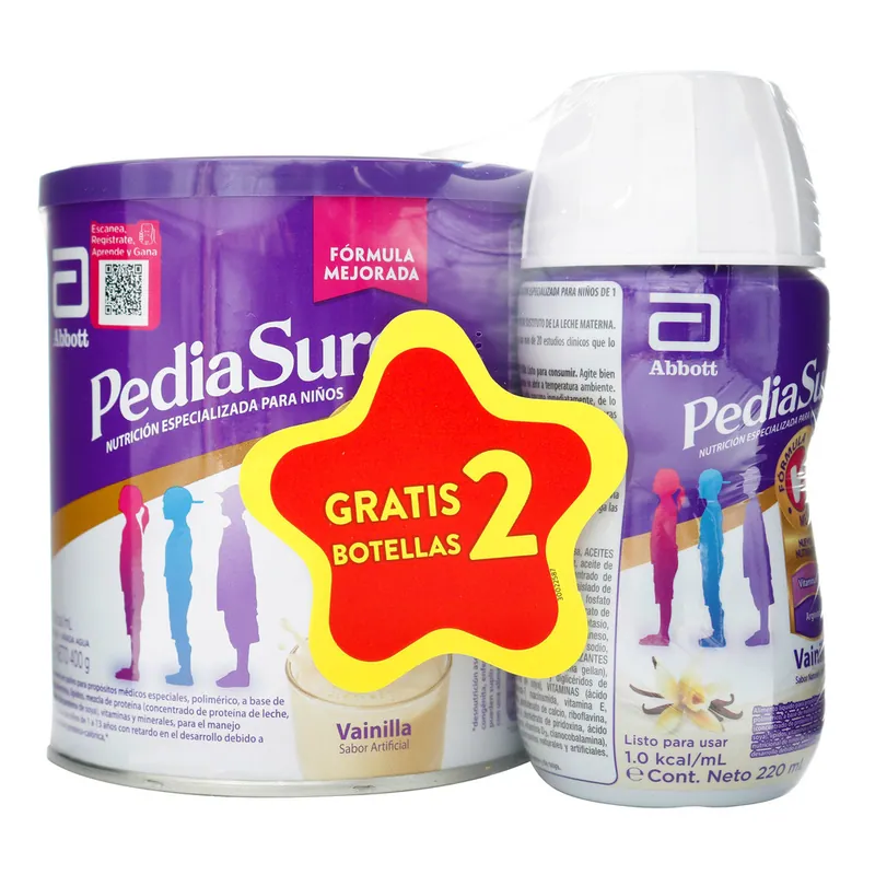 Pediasure Vai 400 g gotas 2 Ped líquido 220 mL