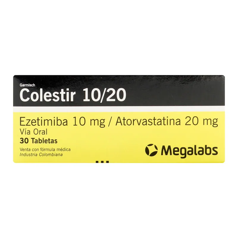 Colestir 10/20 mg 30 tabletas