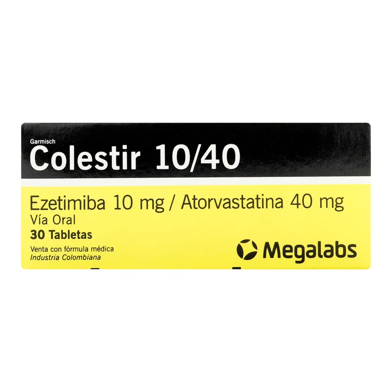 Colestir 10/40 mg 30 tabletas