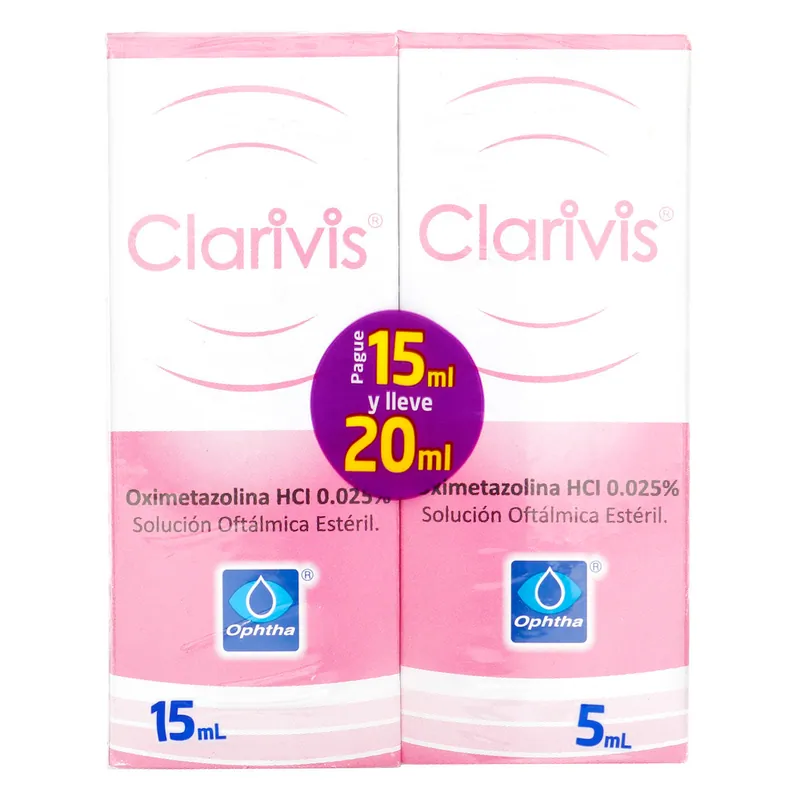 Clarivis 0.025% 15 Ml+clarivis 0.025% 5 mL