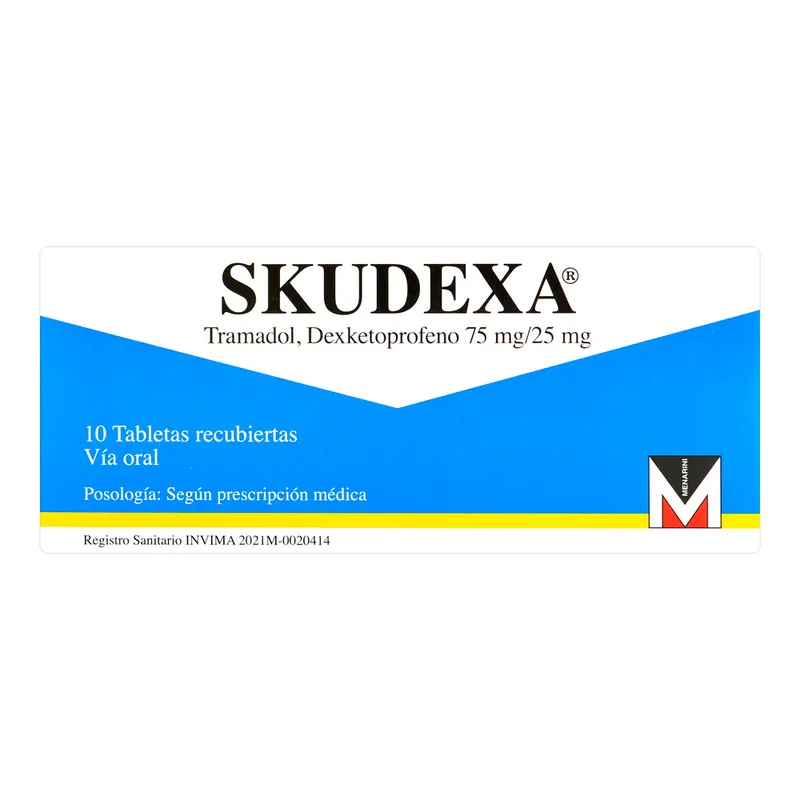 Skudexa 75/25 mg 10 tabletas