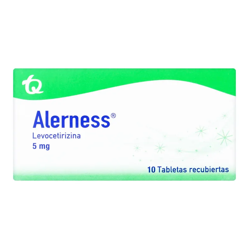 Alerness Levocetirizina 5 mg 10 tabletas