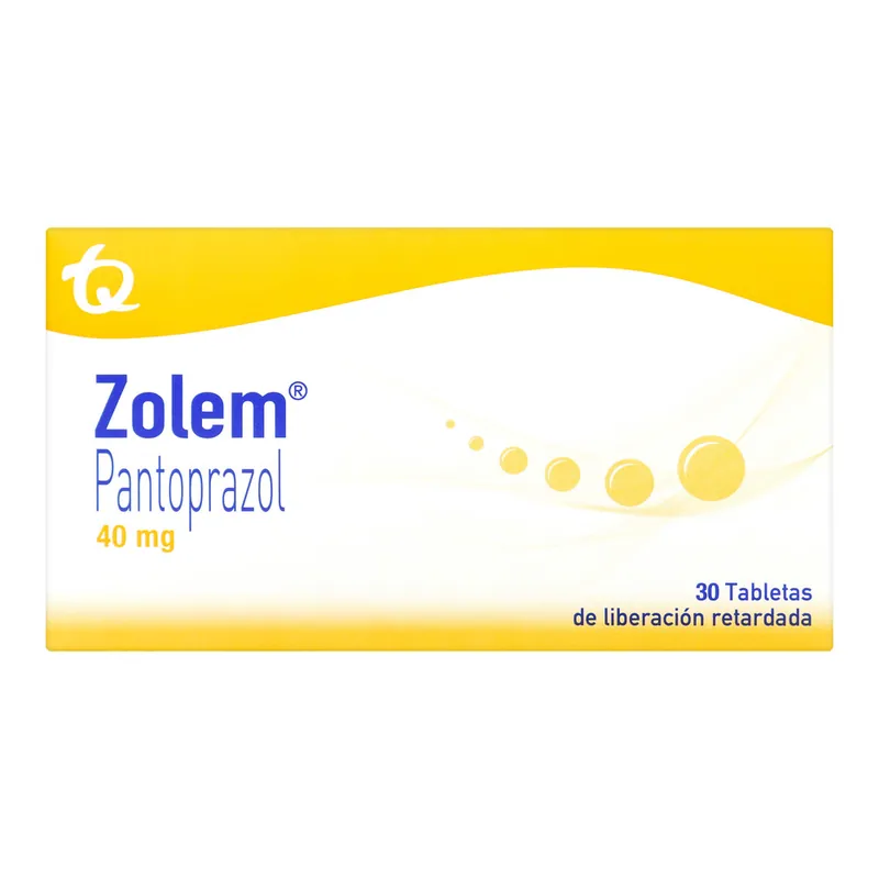 Zolem Pantoprazol 40 mg 30 tabletas