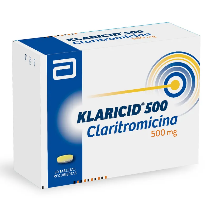 Klaricid 500 mg 30 tabletas