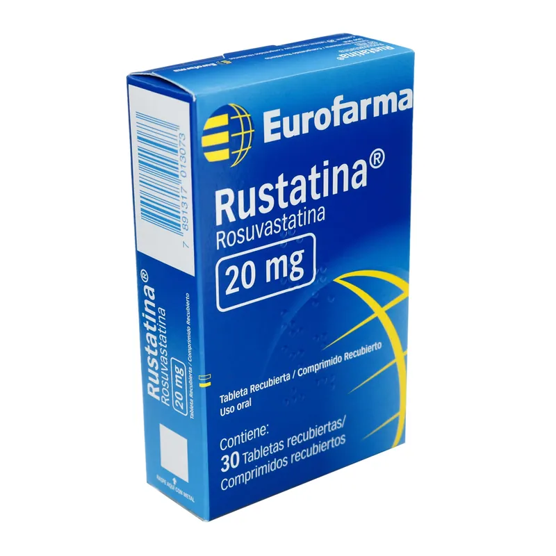 Rustatina 20 mg 30 tabletas